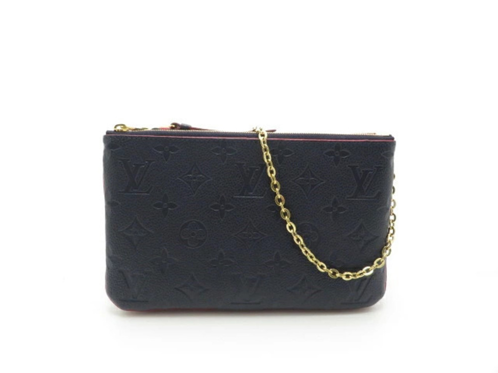 LOUIS VUITTON Shoulder Bag Pochette Double Zip Monogram Empreinte